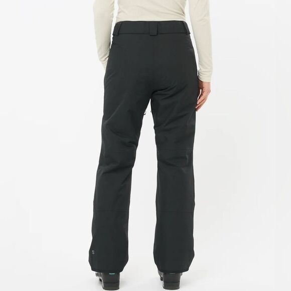 Salomon Bashley puff ski pants in black • Small - Picture 7 of 9